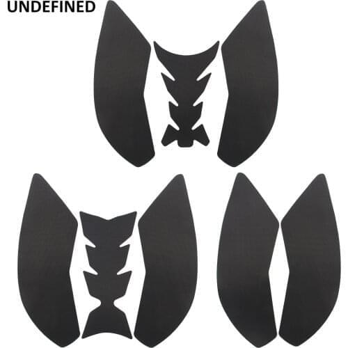 Motorcycle Gas Fuel Tank Traction Protector Decal Pulling Knee Grip Rubber Side Pad Lattice Non-Slip Stickers For Yamaha YZF R1