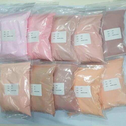 1KG Skin Colors Acrylic Powder Nail Extends Pigment &Dipping Fine Dust Manicure Lengthening Nails Powder Wholesale price