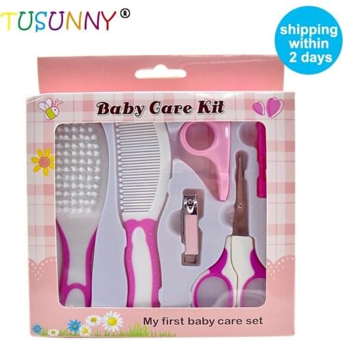 6 pcs Baby safety Grooming Practical Clipper Trimmer Convenient Daily Baby Hair Brush baby Care Kits