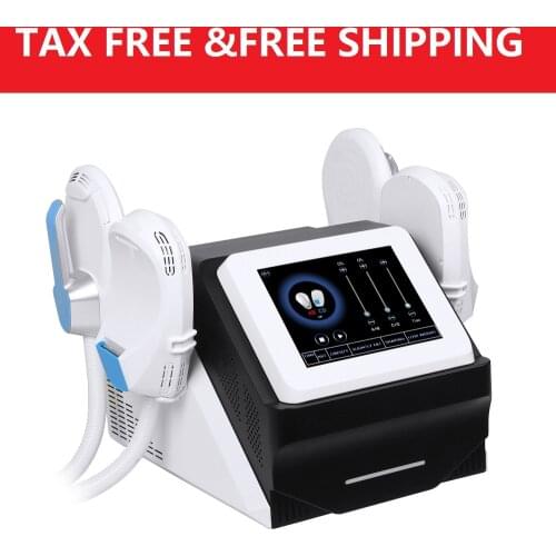 Emslim Muscle Stimulation Machine Portable TeslaSculpt Electromagnetic Body Sculpting Fat Removal Build Muscle Device 5 Handles