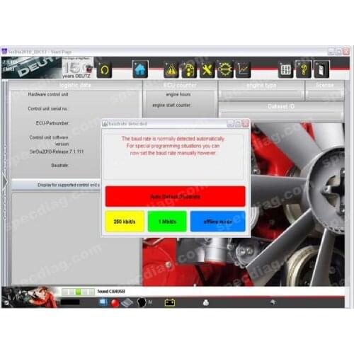 Deutz SerDia 2010 [2020] + usb dongle