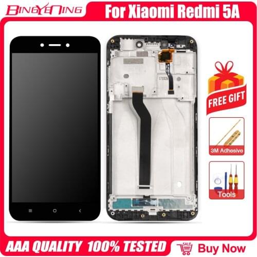 For Xiaomi Redmi 5A Touch Screen and LCD Display Xiaomi Redmi 5A Digitizer Sensor Panel Assembly with frame