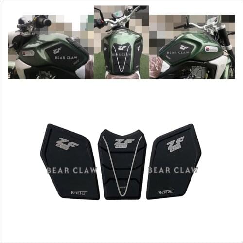 For ZF500F COLOVE High quality Motorcycle Tank Traction Side Pad Gas Fuel Knee Grip Decal