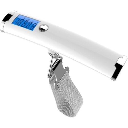 LED Display Balance Scale Mini Digital Hand Held 50Kg 10G Fish Hook Hanging Scale Electronic Weighing Luggage Scale