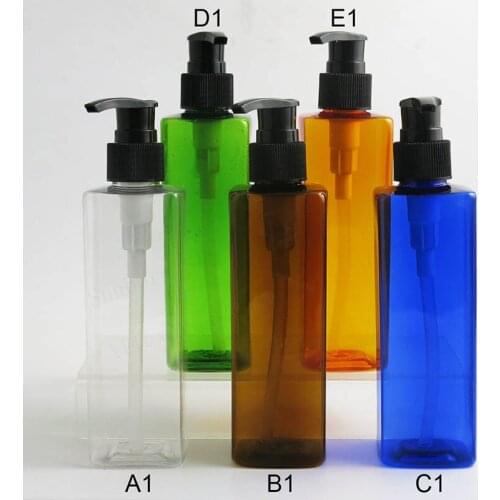 8 oz 240ml Plastic Empty Pump Dispenser Bottle Hair Beauty Shampoo Lotion Shower Gel Bottle Travel Refillable Container 30pcs