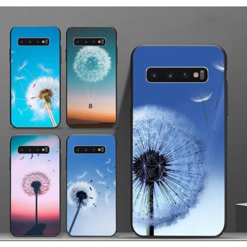 Blue sky beautiful Dandelion For Samsung A50 A51 A71 A20E A20S S10 S20 S21 S30 Plus ultra 5G M11 Soft silicone Shell Cover