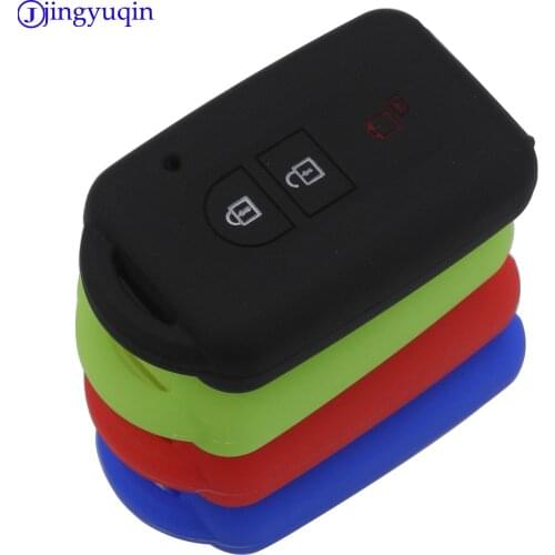 Jingyuqin 3 Buttons Entry Remote Car Key Silicone Cover Case for Nissan Duke MICRA QASHQAI JUKE X-Trail NAVARA FOB Styling