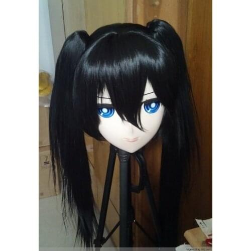 KM91820)Top Quality Handmade Female Resin Full Head Cosplay Japanese Role Play Anime Kigurumi Mask Crossdresser Doll