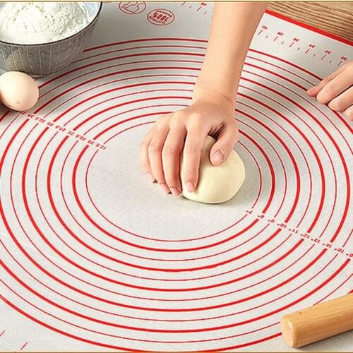 Kneading Dough Mat Baking Mat Pizza Dough Maker Pastry Kitchen Cooking Gadgets Bakeware Table Mat Pad Baking Sheet Non-stick Mat