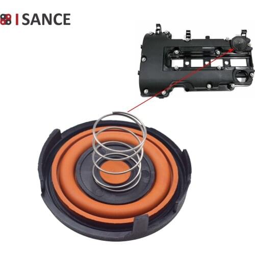 Engine Valve Cover PCV Valve Membrane Spring For Chevrolet Cruze Sonic Trax & Buick Encore & Cadillac ELR & Opel Vauxhall 1.4L