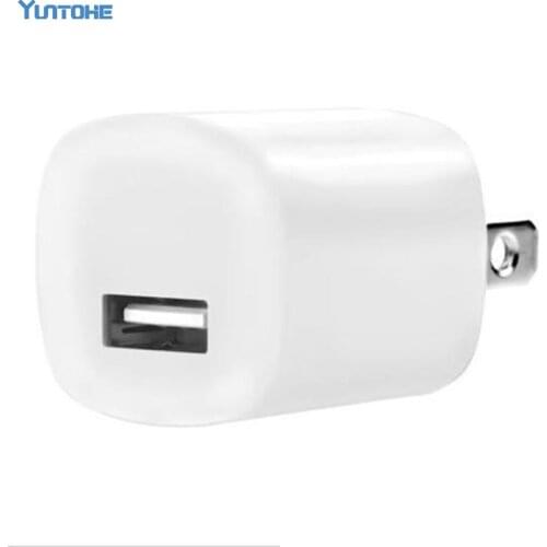 Hot Single USB Port US Plug Charger Output DC 5V 1A Power Adapter Used for iPhone For iPod For Samsung Mobile Phones Tablets PC