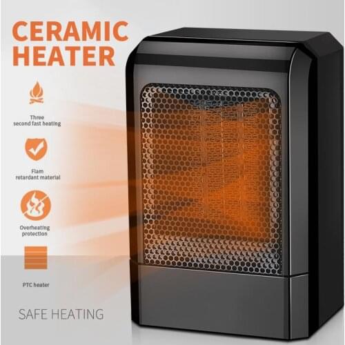 500W Mini Electric Heater Portable Home Heating Fan 400W Miniature Low Power Small Sun Heating Machine Low Noise Warm US EU PLUG