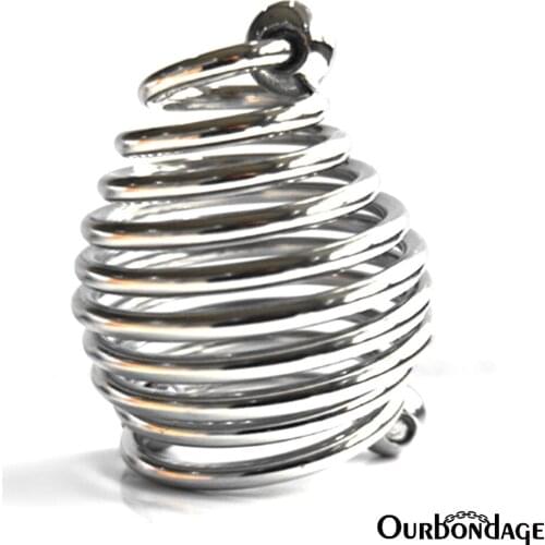 Ourbondage 3 Size Stainless Steel Male Chastity Devices Glans Penis Cage Lock Bondage Adult Sex Toy For Men