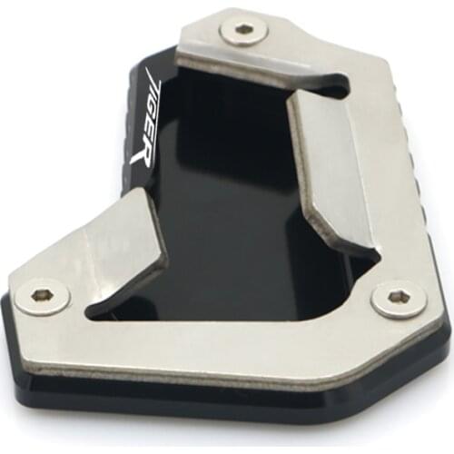 Stand Extension Support Plate Pad For TRIUMPH TIGER 1200 EXPLORER Side Kickstands enlarger pad TIGER1200 Accessories 12-2020