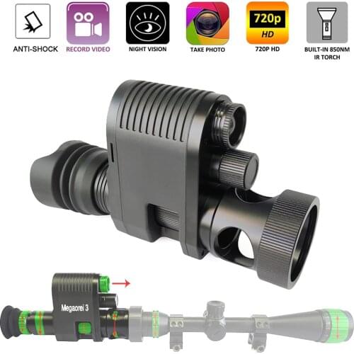 Night Vision Scope Megaorei 3 Digital Infrared Night-vision Sight Monocular Super Anti-shock Riflescope Hunting