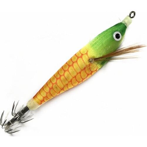 1Pcs Luminous Squid Jig Lure 10cm 10g Fishing Night Glow Squid Bait Octopus Bait Sea Fishing Tackle