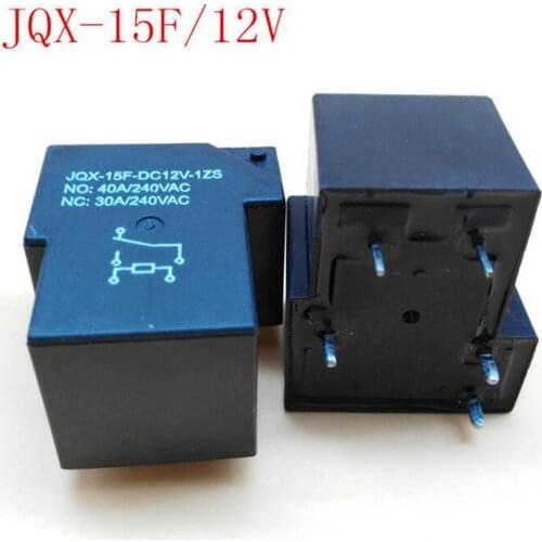 JQX-15F/12V 5 Pins High Power Relay 30A Heater Dedicated Relay T90/SLA-12VDC-SL-1C