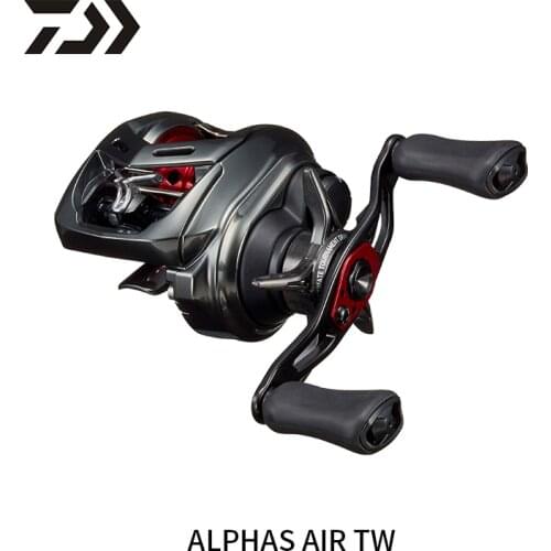 2020 New DAIWA ALPHAS AIR TW Air Spool Baitcasting Fishing Reel 8.6:1 Gear Ratio 3.5KG Max Drag T-Wings