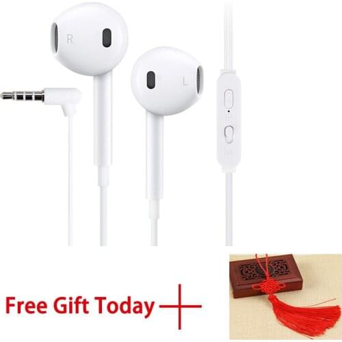 JingTider Stereo Earphones with Microphone Universal High Quality Portable Bass 3.5mm Wired Earphone M1 For Phones Tablets PC