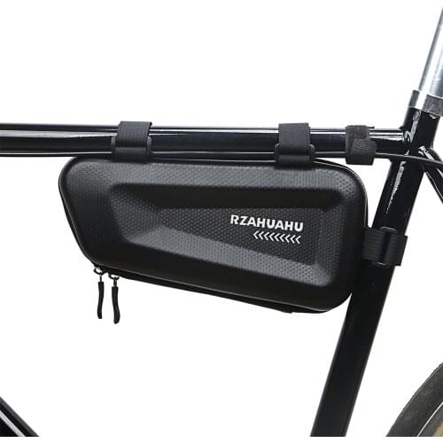 Mountain Bike Triangle Bag Rainproof PU EVA Hard Shell Road Bicycle Frame Bag Cycling Accessory
