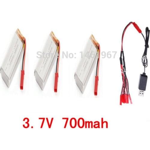 Nine Eagles Galaxy Visitor 6 F15 spare Parts battery 3pcs 3.7V 700mAh Battery + JST charge set