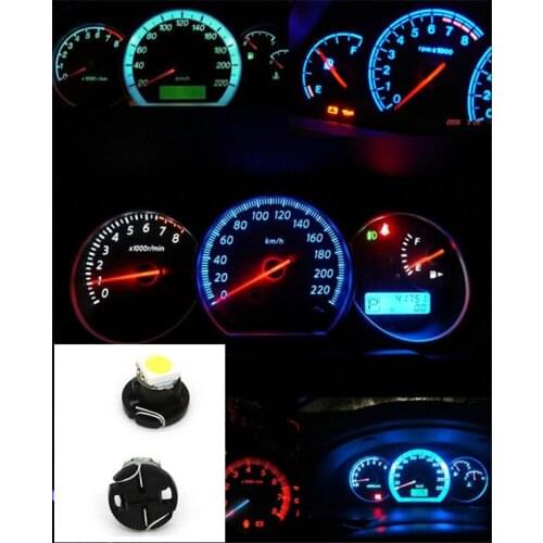 10pcs/lot Colorful LED dashboard Modified led Instrument lights T3 T4.2 T4.7 Air conditioning lights red blue green yellow