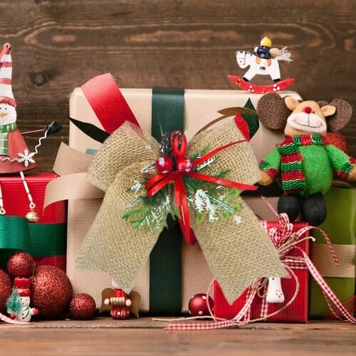 3.1×3.1inch Christmas Bows Christmas Wreath Bow, Great for Christmas Garland Tree Ornaments Xmas Hanging Ornaments DIY Hanging