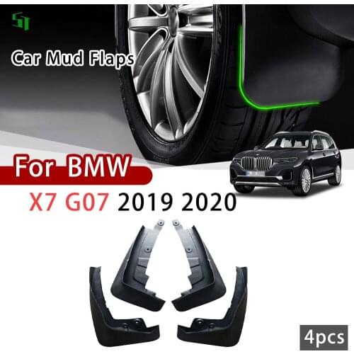 For BMW X7 G07 2019 2020 Mudguard Fender Mud Guard Flaps Splash Flap Mudguards 4 PCS Front Rear Car Mudflaps Accessories