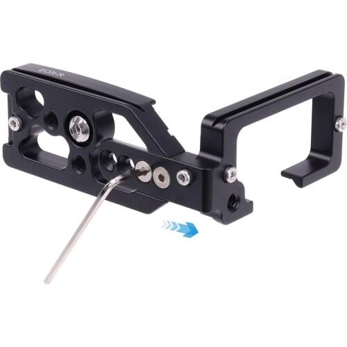Aluminum QR Quick Release Plate L Bracket Holder Hand Grip for Canon EOS R Mirrorless Camera Tripod Arca Swiss