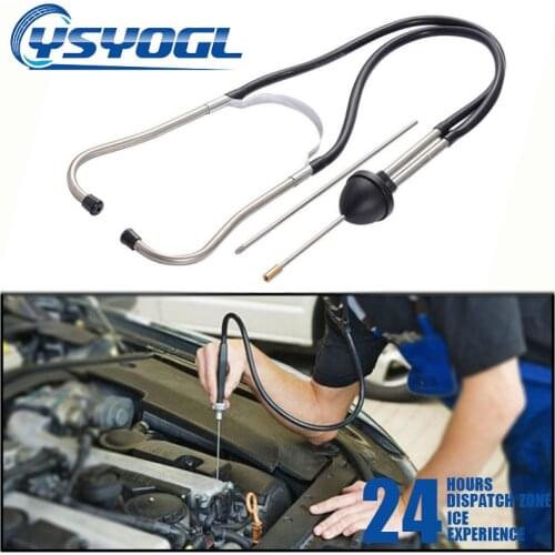 Car Engine Pulley Abnormal Sound Diagnosis Stethoscope Equipment Cylinder Stethoscope Car Repair Tools Hearing Tools