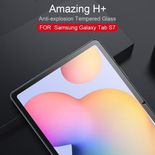 For Samsung Galaxy Tab S7 Tablet PC Nillkin Amazing H+ Nanometer Anti-Explosion Tempered Glass Screen Protector