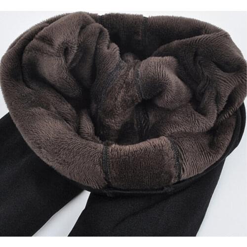 Rooftrellen Plus Velvet Women Leggings High Waist Autumn Winter Leggings Thick Velvet Pants Plus Size Warm Leggings 8 Colors