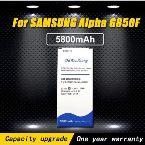 5600mAh EB-BG850BBC EB-BG850BBE Li-ion Phone Battery for Samsung Galaxy Alpha G850F G8508S G8509V G850 G8508 G850T G850V G850M