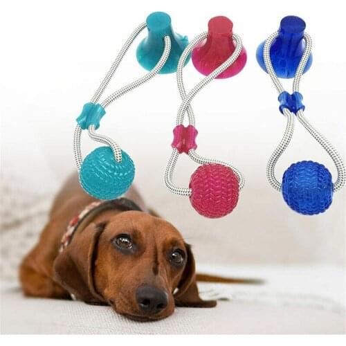 Multifunction Pet Dog Molar Bite Toy Cleaning Teeth Safe Interactive Elasticity Soft For Dog Puppy Toy Pet supplies