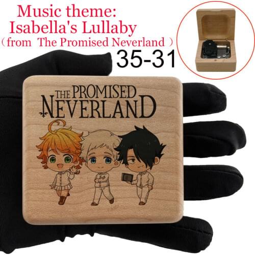 2021 newest wind up music box Isabellas Lullaby music The Promised Neverland Gift for friends kids Christmas birthday party