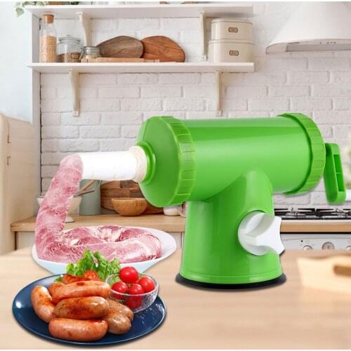 2021 New Coming Kitchen Manual Sausage Maker Hand Operated Meat Stuffer Filler