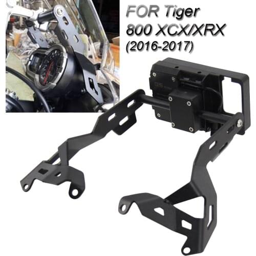FOR Triumph Tiger 800 XCX/XRX 2016 2017 Motorcycle Front Phone Stand Holder Smartphone Phone GPS Navigaton Plate Bracket