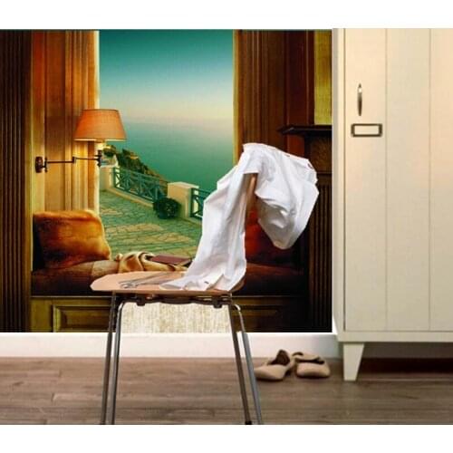 Custom 3D three-dimensional oil painting papel de parede for the living room bedroom TV wall large wallpaper murals