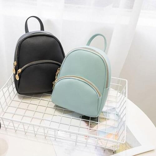 Retro small backpacks women 2021 fashion multi-function mini backpack female shoulder bags crossbody pouch for teenage girls