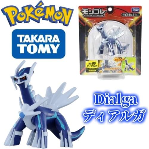 TOMY ML-06 Mythical Pokemon Figures Dialga Toys High-Quality Exquisite Appearance Perfectly Reproduce Anime Collection Gifts