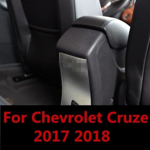 For Chevrolet Cruze 2017 2018 Rear armrest box anti-kick patch decorative molding car shape Interior decoration Auto Accessories
