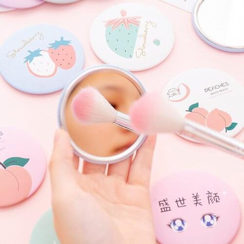 1pc Travel Round Pocket Cosmetic Mirror Makeup Mirror Portable Hand Mini Make Up Mirror Portable Beauty Makeup Tools Accessories