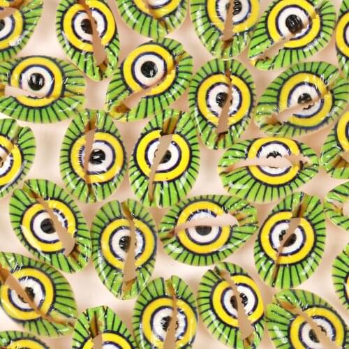 10 Pcs Natural Black Eye Green Shell Beads For Jewelry Making 10-20mm Oval Shape Beads Diy Charm Necklace Bracelet Accessory