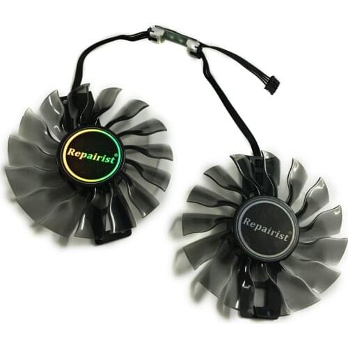 2pcs/Set 85MM Palit GeForce GTX 1060 Super JetStream Gainward GeForce GTX1060 Graphics Cards Alternative GPU Cooler Fan
