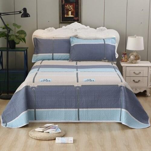 2020 new products All cotton quilting Bed cover Fitted Sheet Pillowcases Cotton 2/3 pcs printing Bedding