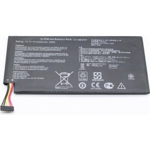5pcs /lot 4325mAh / 16Wh C11-ME370T / C11 ME370T +3.7V Replacement Battery For ASUS Google nexus7 nexus 7 1 Generation