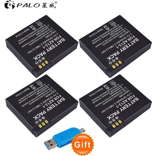 PALO battery 3.7V 1010mAh AZ13-1 Palo Battery Digital battery Replacement AZ131 Battery for Xiaomi Yi XiaoYi AZ13-1 sport camera