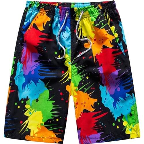 Fast-drying Mens Color Shorts Swimming Beach Shorts Flower Surfboard Shorts Swimming boardshorts beach men Women Board shorts