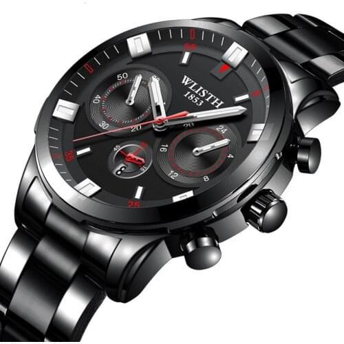 WLISTH Watch Men Waterproof Casual Army Military Men Watches Top Brand Luxury Male Clock Quartz Wrist Watch Relogio Masculino