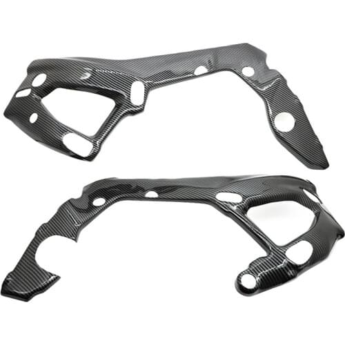 Gloss black Carbon Fiber Frame Cover and Swingarm Covers Fairing Guard Protectors for BMW S1000RR 2020 2019 S 1000 RR S1000 RR